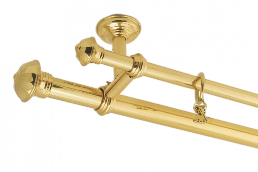 Golden curtain rod Classic