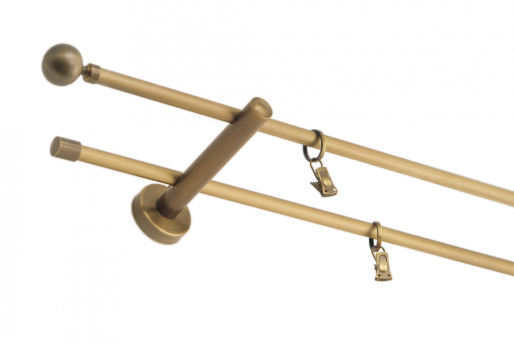 Bronze curtain rod Techno 12