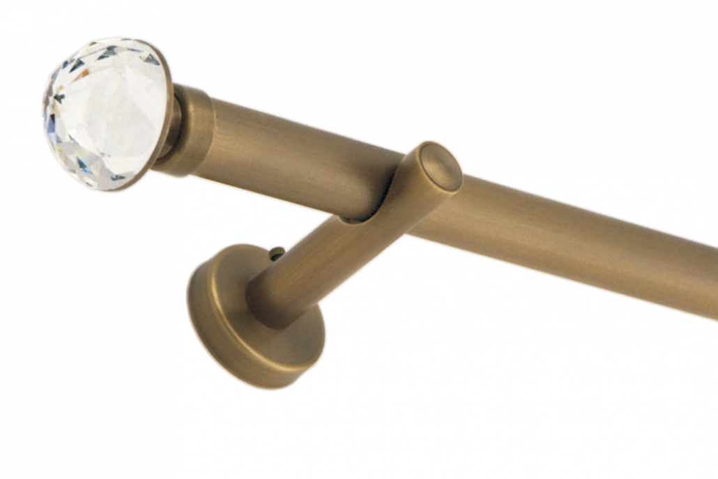 Bronze curtain rod Techno 30