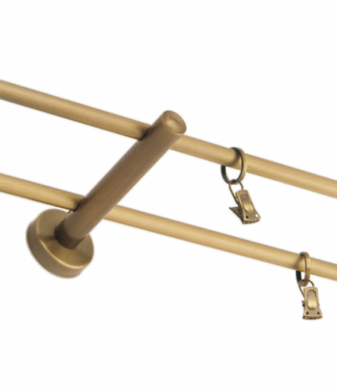 Bronze curtain rod Techno 12